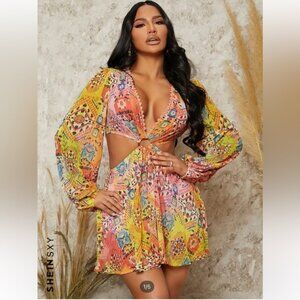 Shein colorful dress